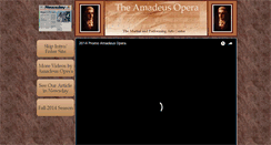 Desktop Screenshot of amadeusopera.com